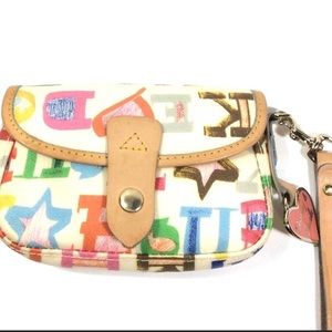 Dooney and Bourke Multicolor Wristlet